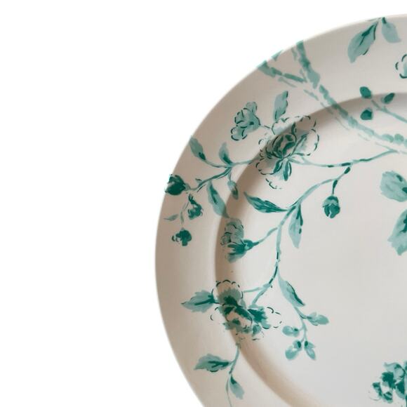Martha Stewart Chinoserie 12 Piece Round Porcelain  Martha Stewart Chinoserie Dinner Plates 10.5\